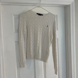Cream Ralphlauren sweater